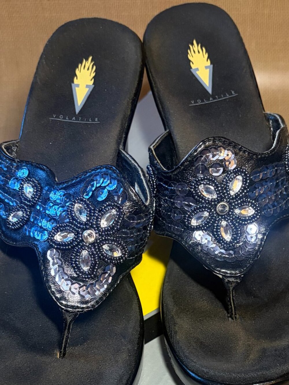 Volatile Wedge Sandals